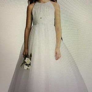 Abaowedding Flower Girls Tulle Chiffon Dresses Kids Wedding Party Pageant Gown